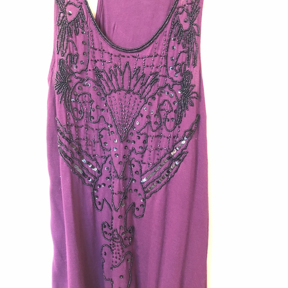 Forever 21 Purple Jeweled Tank Top 💜